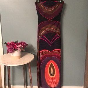 Forever 21 dress, long, strapless size medium